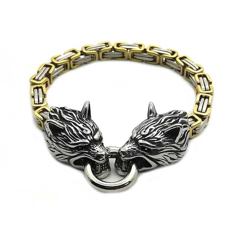 Bracelet Golden Wolves