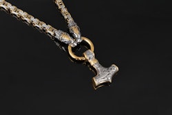 Halsband Harald Blåtand Silver/Gold