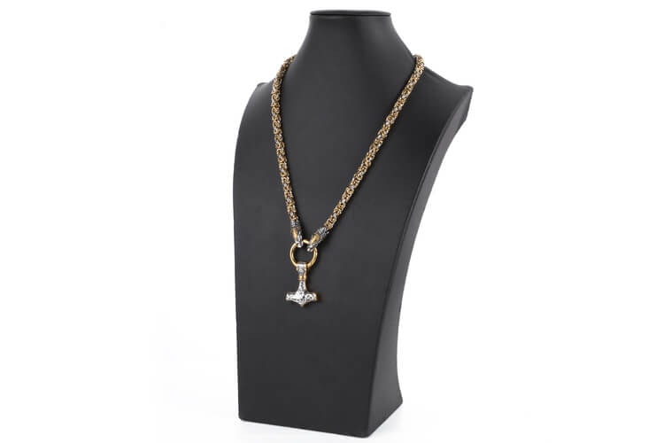 Necklace Halvdan Silver / Gold