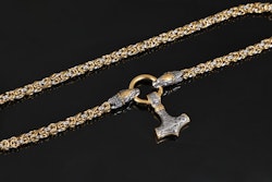 Necklace Halvdan Silver / Gold