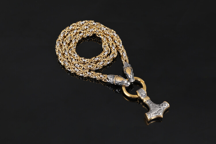 Halsband Halvdan Silver/Gold