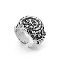 Ring Vegvisir Jörmungandr