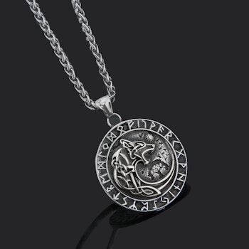 Necklace Wolf Futhark (several colors)