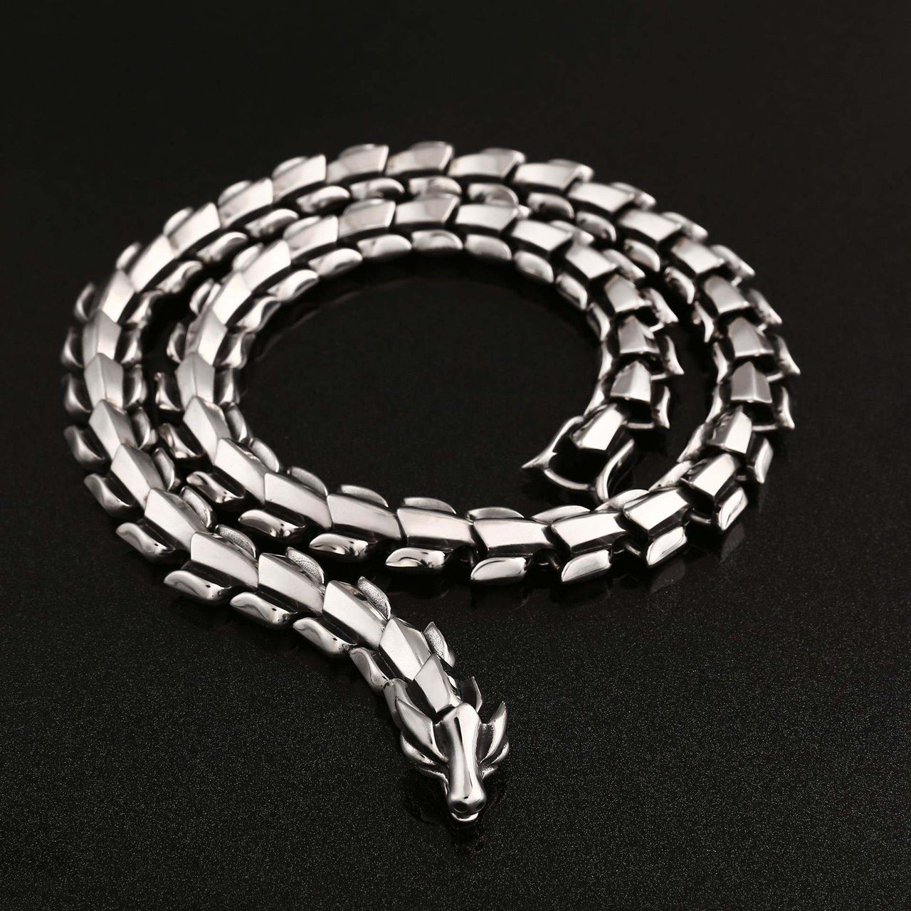 Halsband Wolf Viking Silver