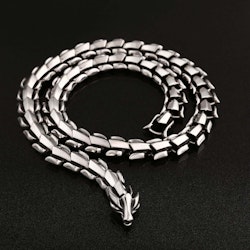 Halsband Wolf Viking Silver