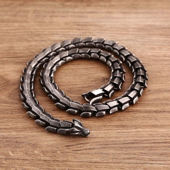 Necklace Wolf Viking Titanium