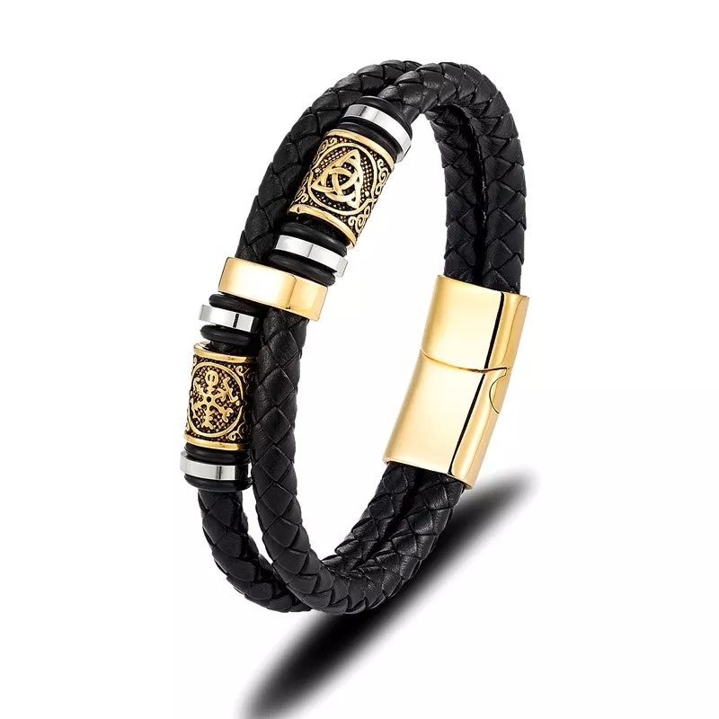 Bracelet Vegvisir Leather - Varia Design - Exclusive jewelry, low prices