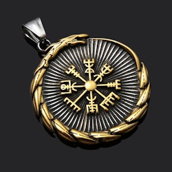 Necklace Valknut Vegvisir