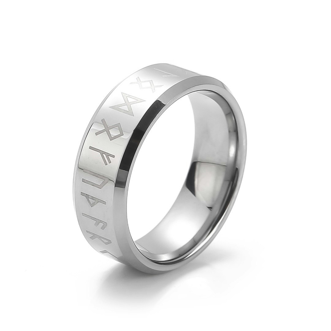 Ring Tungsten Runic