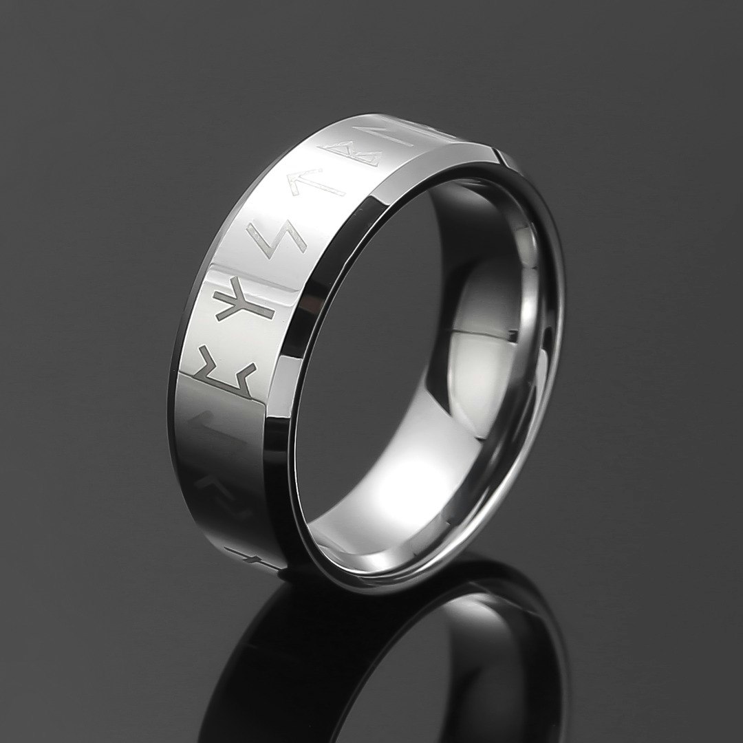 Ring Tungsten Runic