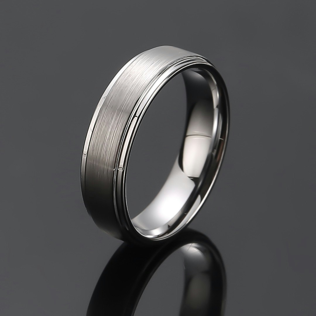 Ring Silver Tungsten