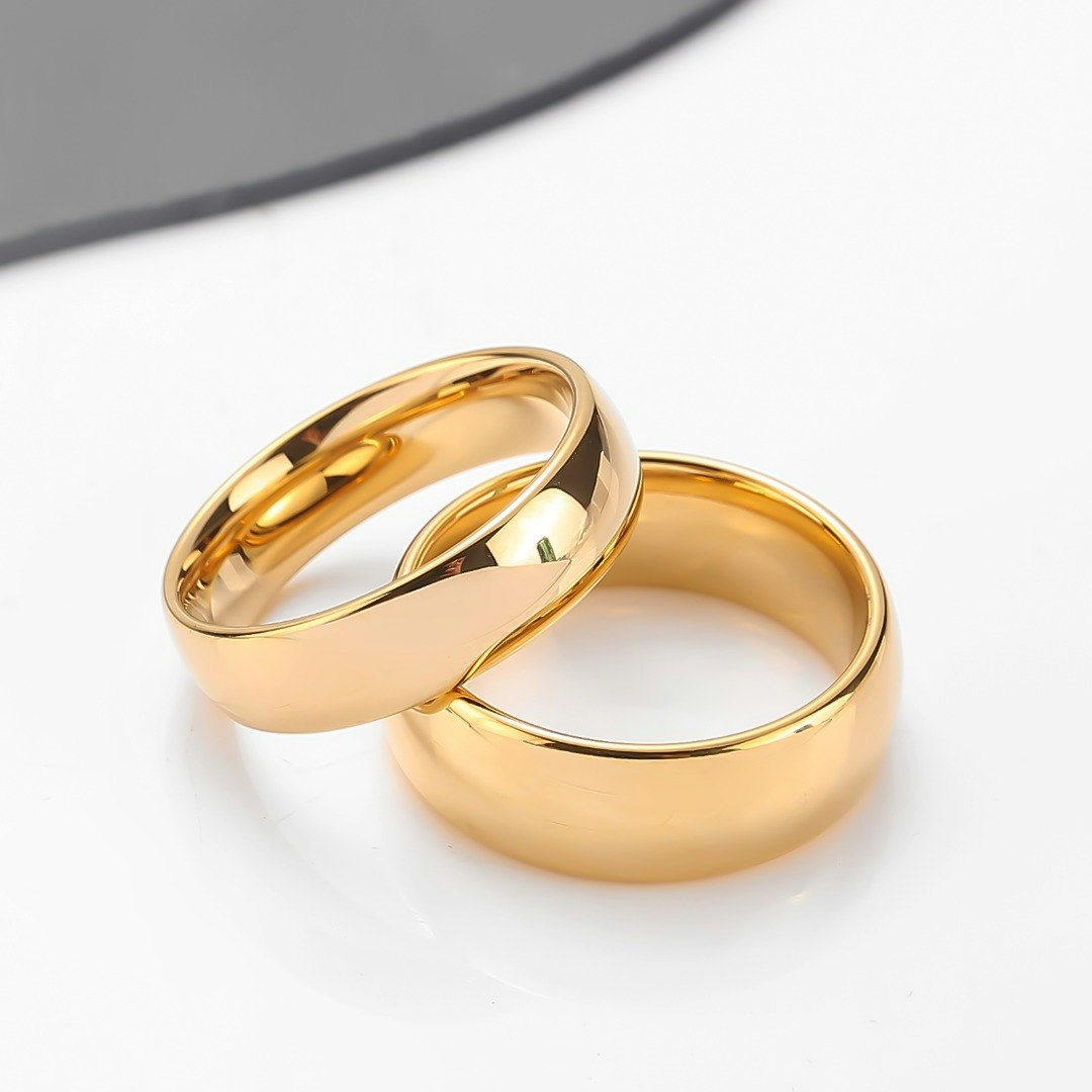 Ring Gold Beauty Tungsten