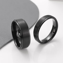 Sormus Black Round Tungsten