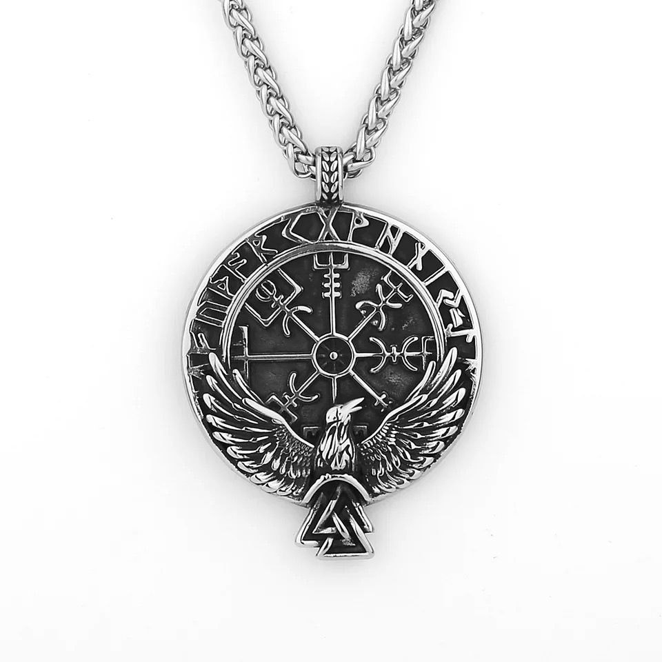 Necklace Munin Futhark