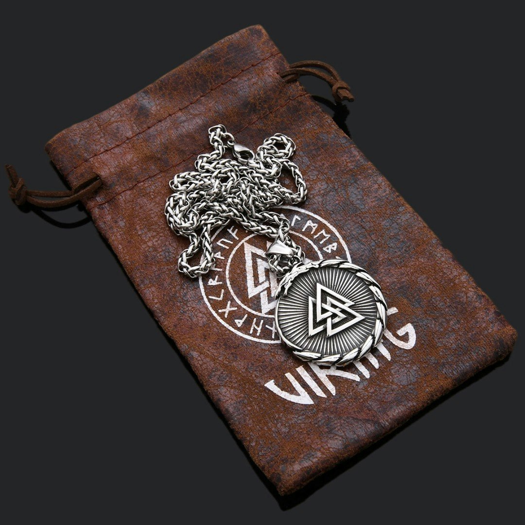 Halsband Valknut Vegvisir