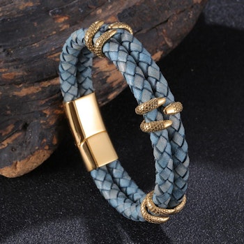Bracelet Viking Leather