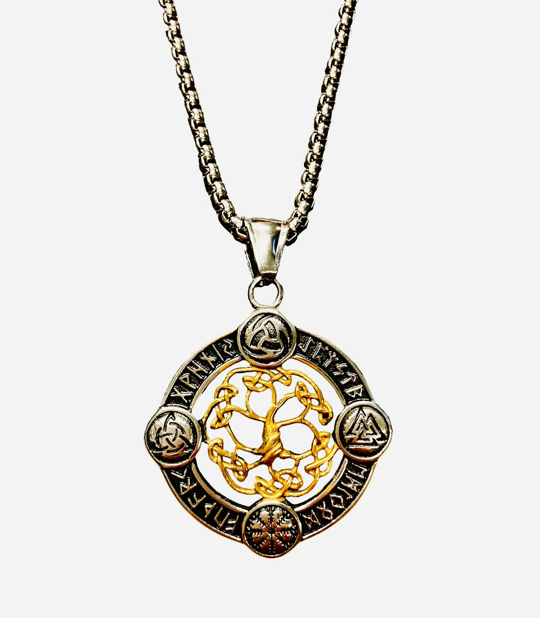 Necklace Yggdrasil Valknut