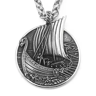 Necklace Viking Ship