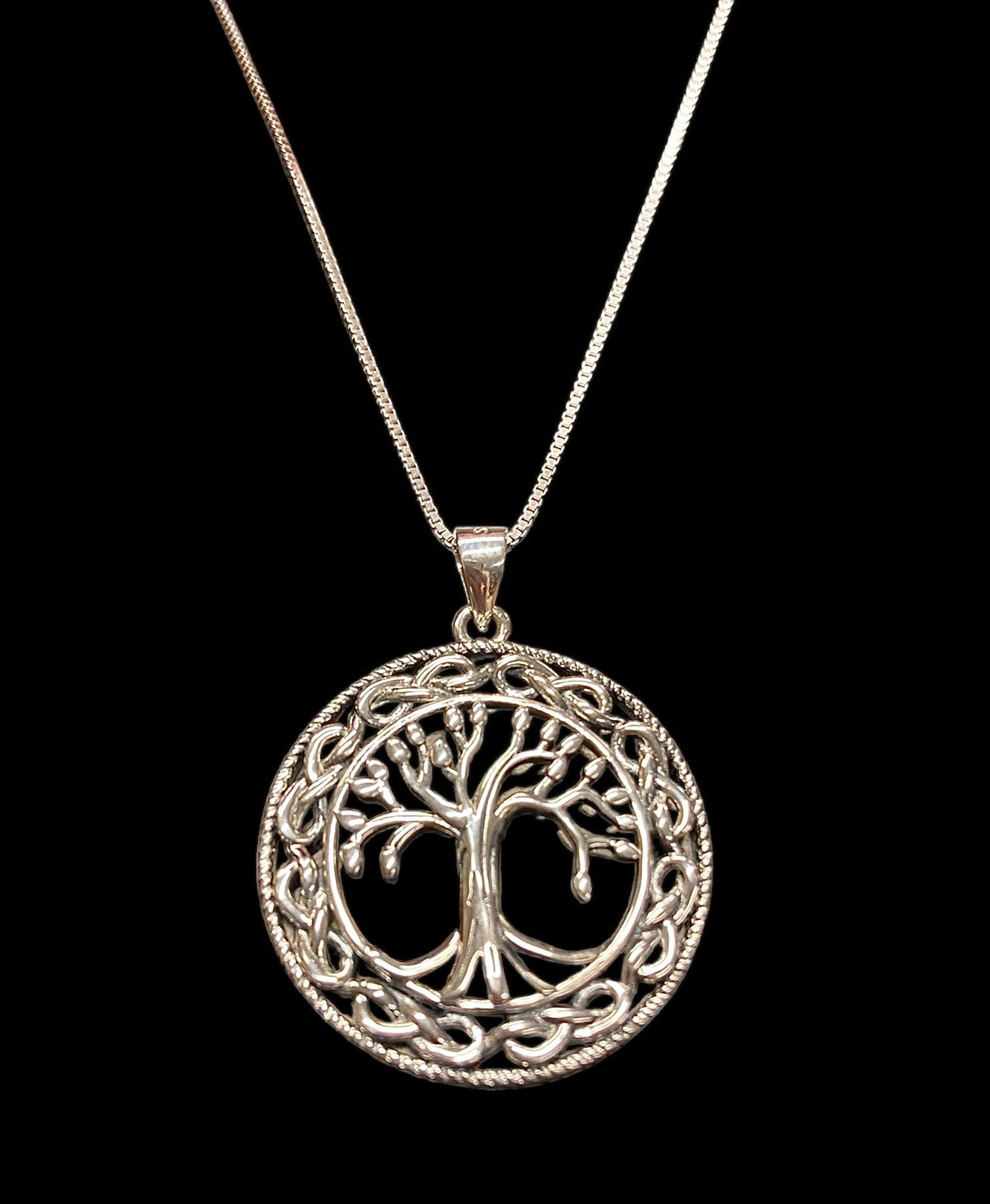 Halskjede Yggdrasil 925 sterling Silver mini