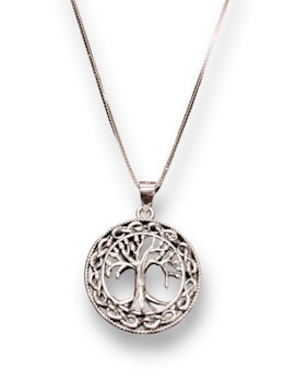 Necklace Yggdrasil 925 Sterling Silver mini