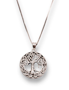 Halskæde Yggdrasil 925 sterling sølv mini