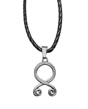Necklace Troll Cross Leather