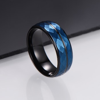 Ring Blue Sky Tungsten