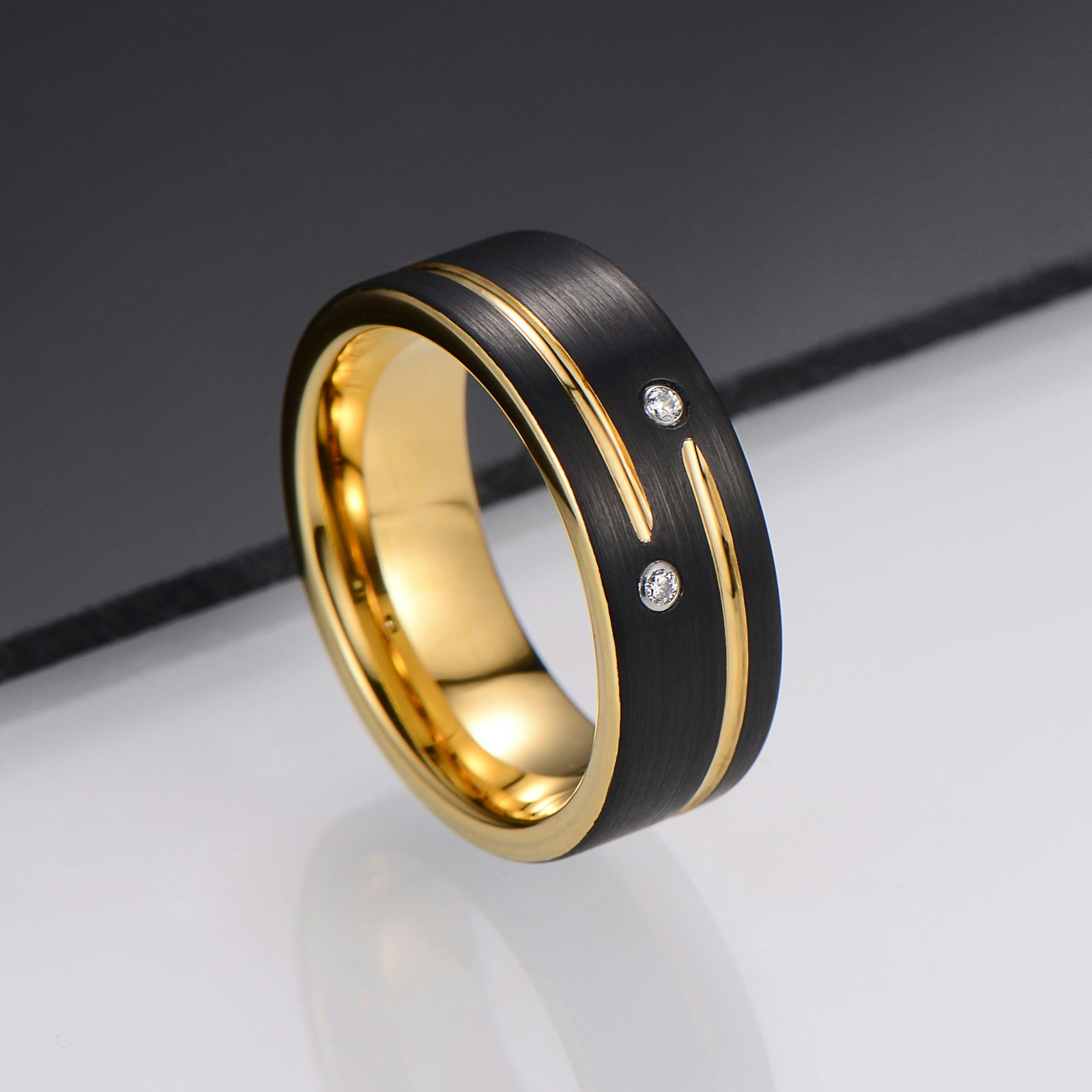 Ring Black Zirconia Tungsten