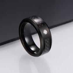 Ring Black Zirconia Tungsten