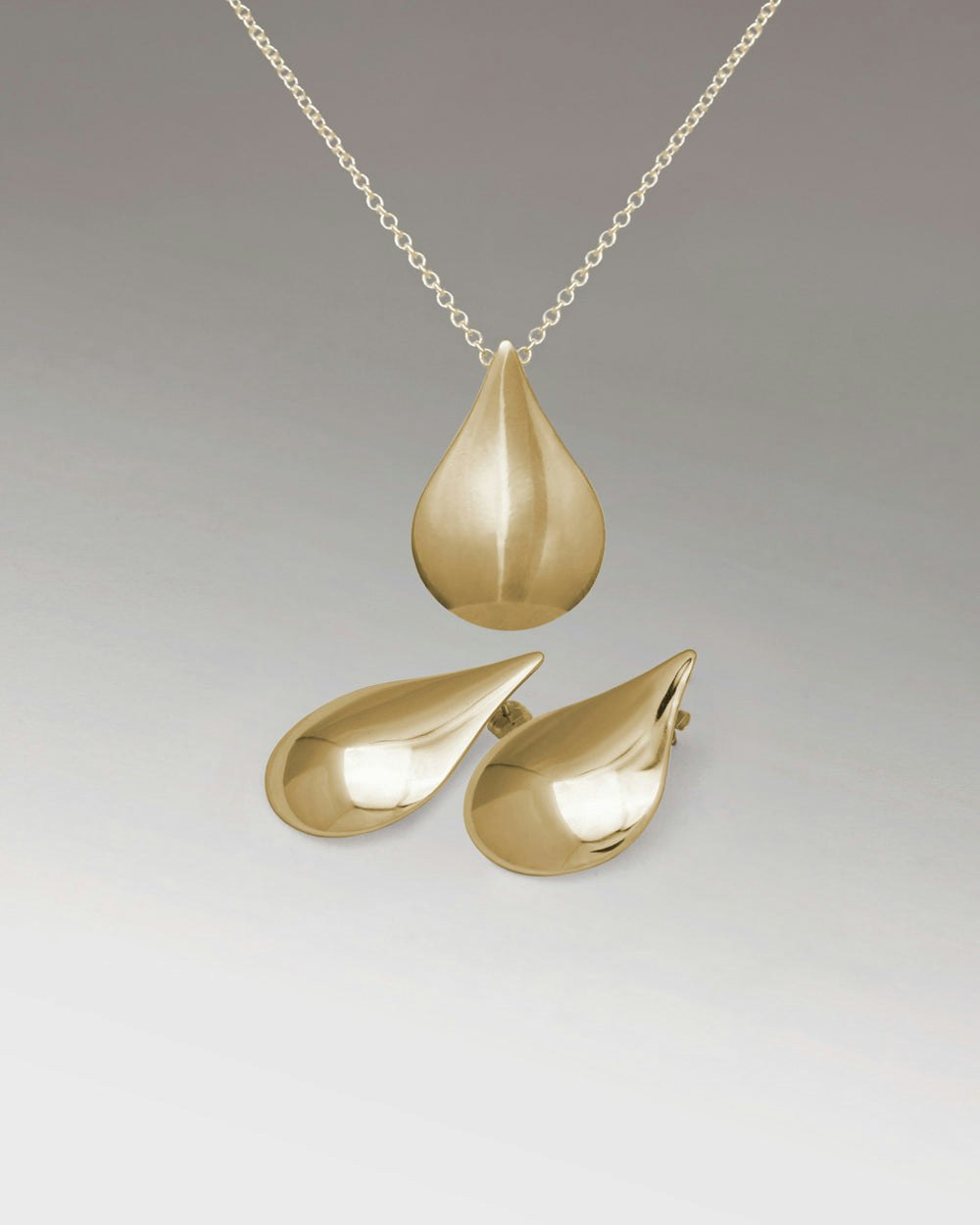Paket Tårar av Freja Gold - Halsband & Örhängen