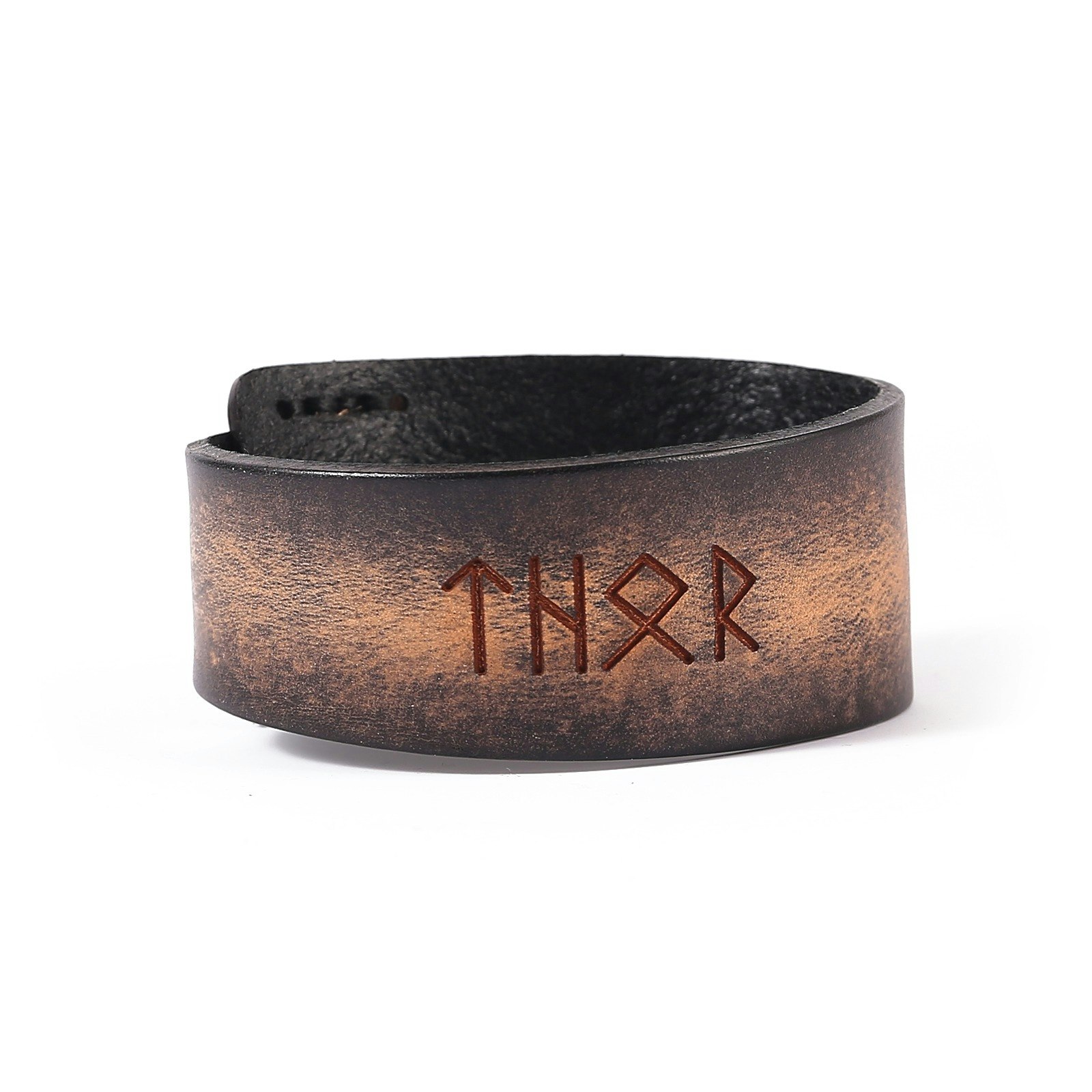 Armband Thor-ᛏᚺᛟᚱ  Läder (flera färger)