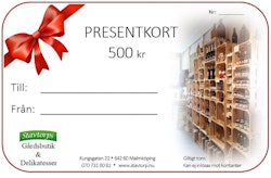 Presentkort till Gårdsbutiken.