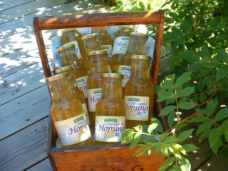 Primörhonung,nyslungad svensk honung,