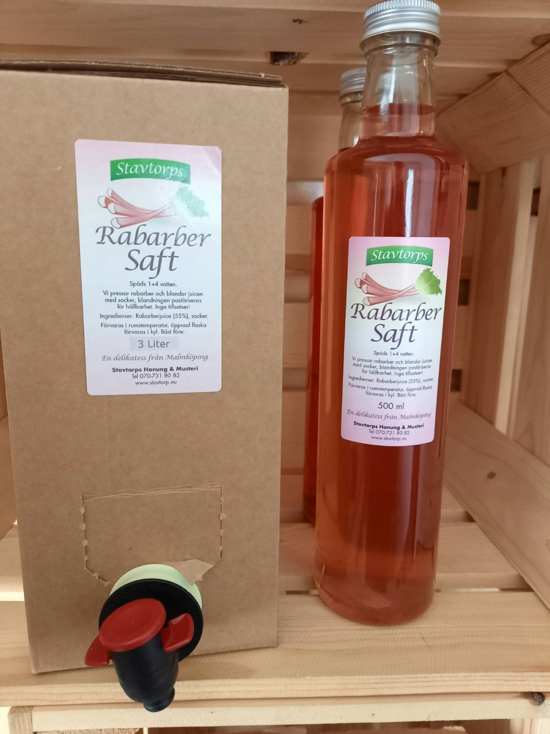 Saft - Rabarber 3 L Bib