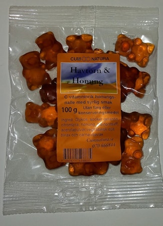 Havtorn och honungsnallar 100 gram