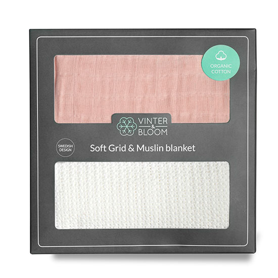 Filt Soft Grid + Muslin EKO 2-pack