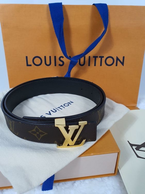 Louis Vuitton Initiales 30mm Reversible Belt (Red)