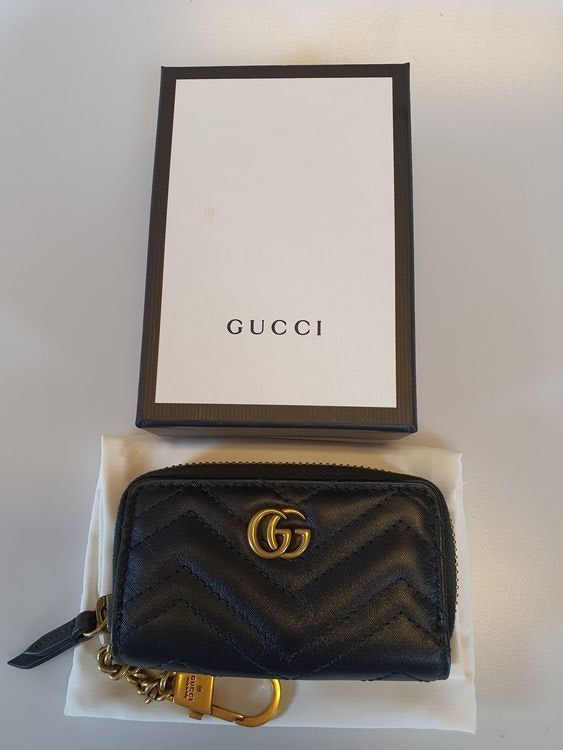 GUCCI Pre-owned GG Marmont Key Case-Black