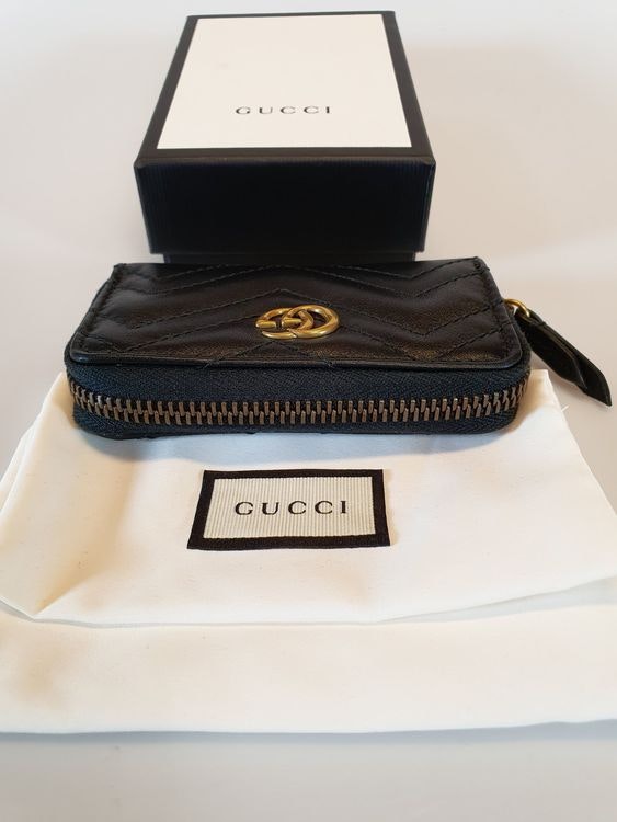GUCCI Pre-owned GG Marmont Key Case-Black