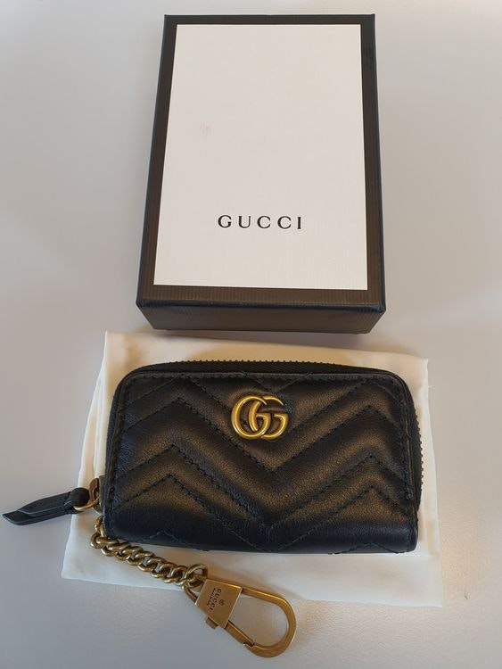 gucci marmont leather key case