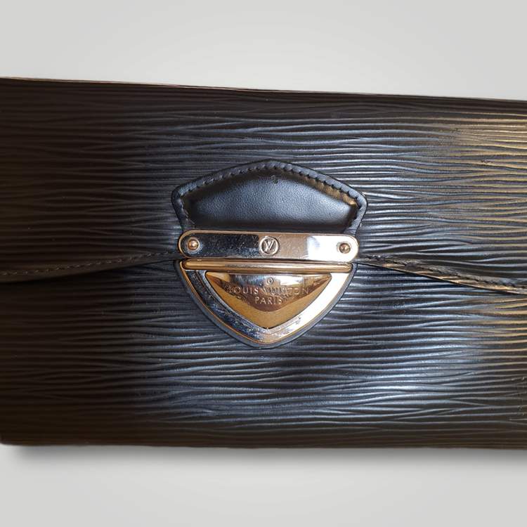 Louis Vuitton Pre-owned Cassis EPI Leather Eugenie in Black SH2021-244