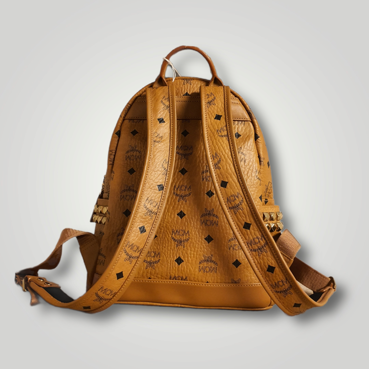 MCM Pre-owned Stark side studs Backpack in Visetos