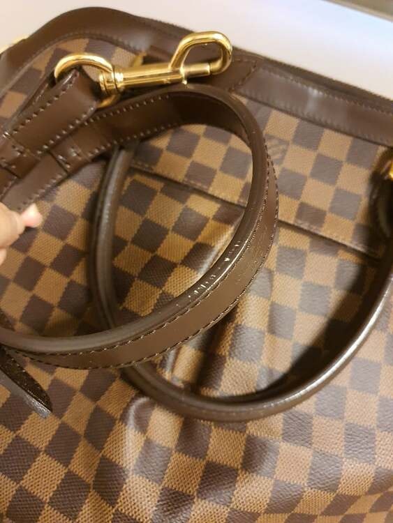 LOUIS VUITTON マンハッタンGM モノグラムハンドバッグ M40025 ブラウン サイズ: