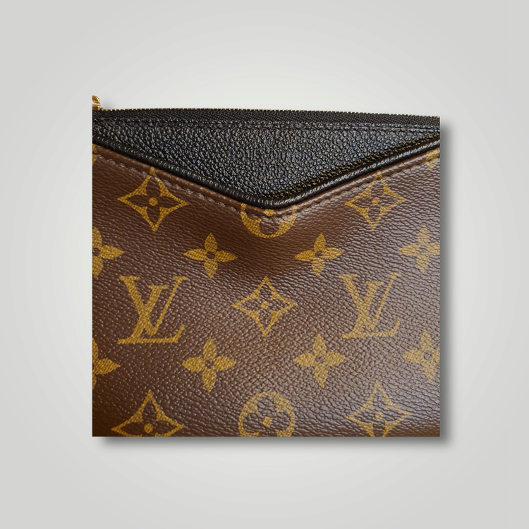 Louis Vuitton Pre-owned Pallas Clutch Monogram with Black leather SH2021-401