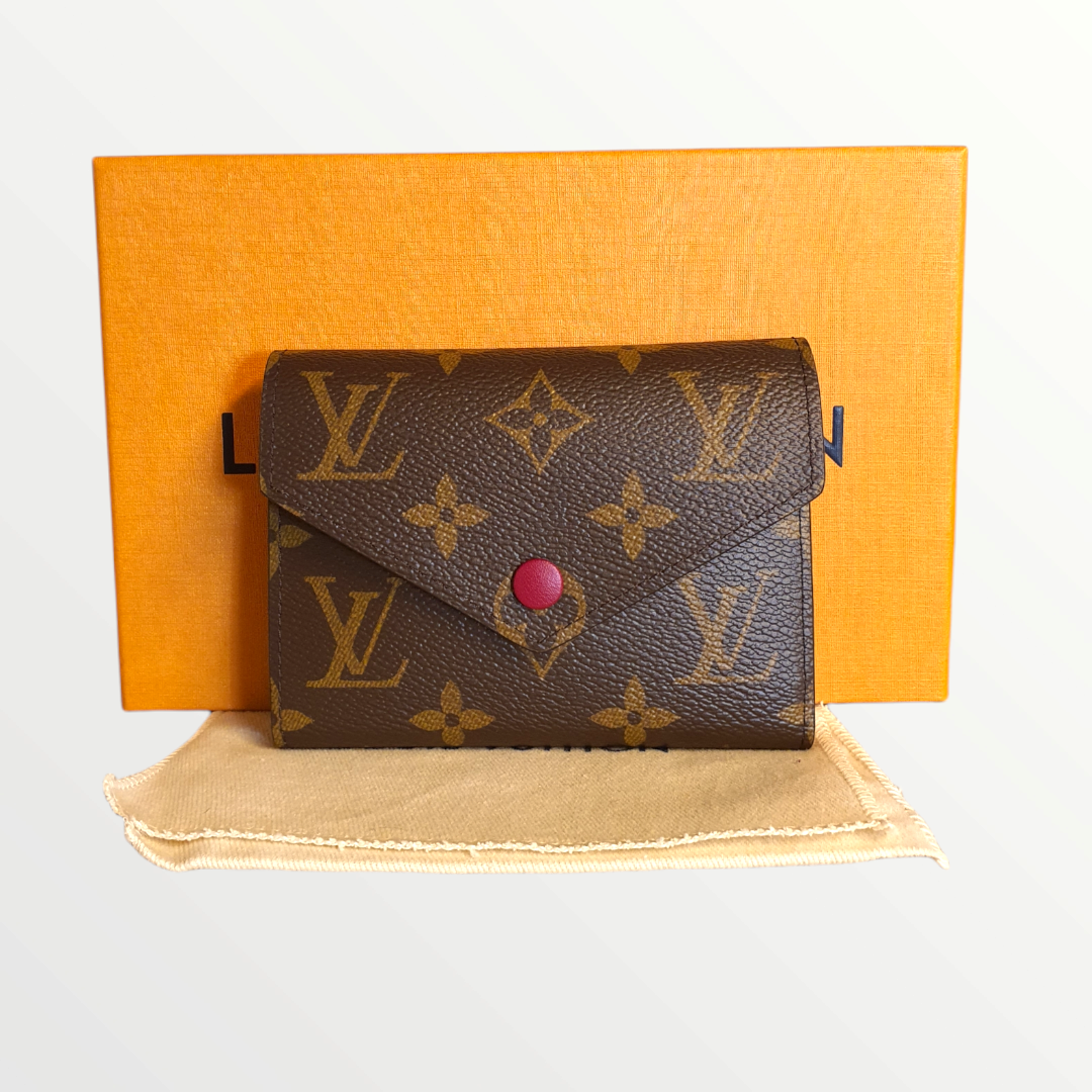 Louis Vuitton Pre-owned Victoria Wallet Monogram Fuschia-SH2021-445