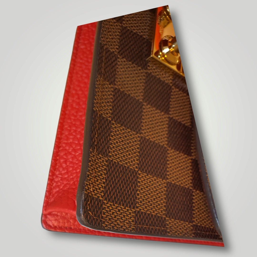 Louis Vuitton Pre-owned Croisette Chain Wallet Damier Ebene-SH22-190
