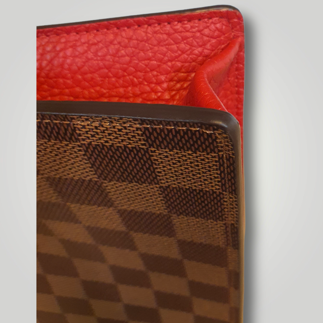Louis Vuitton Pre-owned Croisette Chain Wallet Damier Ebene-SH22-190
