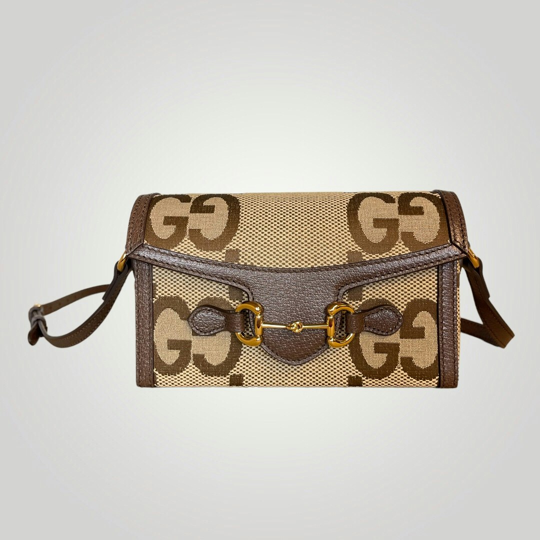 Gucci pre-owned mini Horsebit bag Jumbo GG