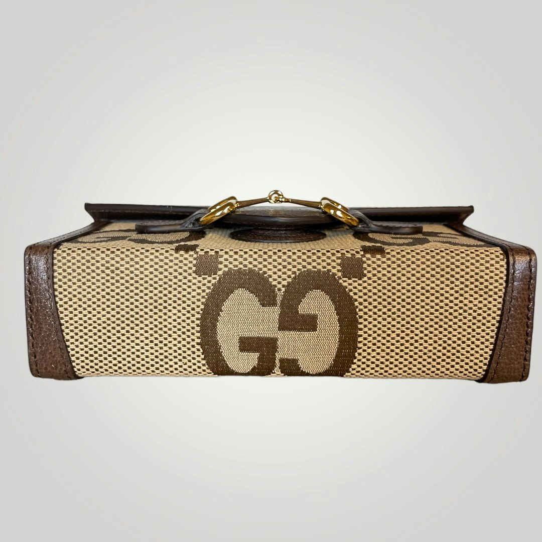 Gucci pre-owned mini Horsebit bag Jumbo GG