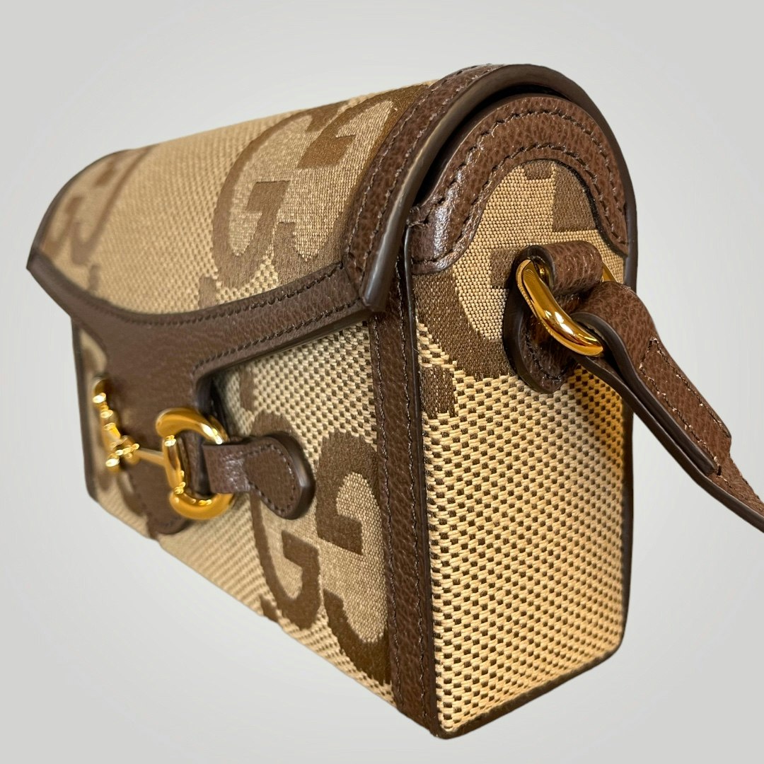 Gucci pre-owned mini Horsebit bag Jumbo GG